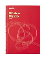 Cuaderno De Música Additio Mezzo Rojo