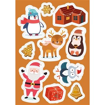 Navidad pegatinas y actividades