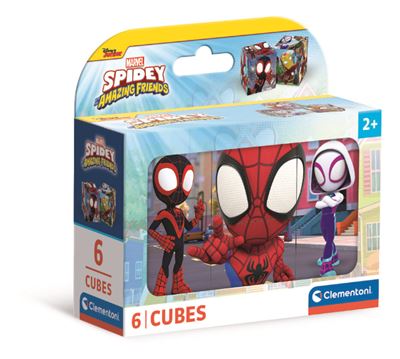 Clementoni cubos 6 uds spidey and his amazing friends