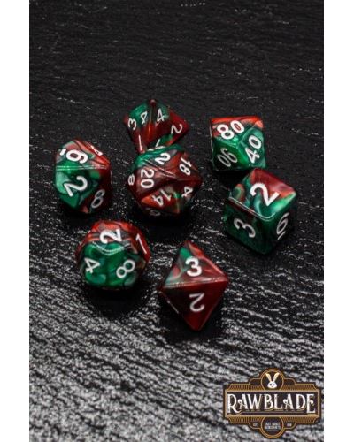 Last level dados rawblade mármol verde/rojo