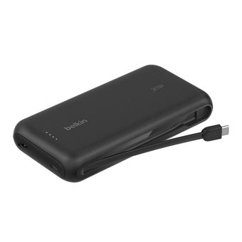 Powerbank Belkin BoostCharge 20000mAh Power Delivery 30W con cable integrado Negro