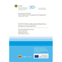 The EU-China trade partnership from a Europan tax perspective