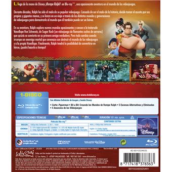 ¡Rompe Ralph! - Blu-Ray