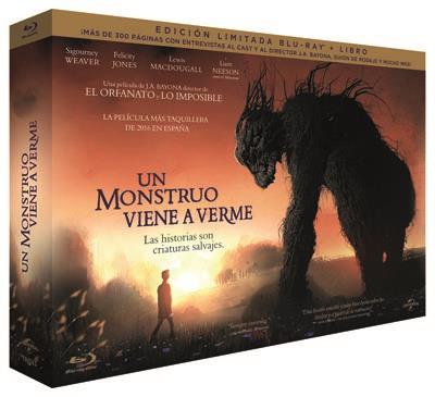 Faringe cocina Haciendo Un monstruo viene a verme Ed Limitada Blu-Ray + Libro - Juan Antonio Bayona  - Felicity Jones - Sigourney Weaver | Fnac