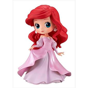 Figura Disney - Q Posket Ariel vestido rosa - Figura grande - Los precios | Fnac