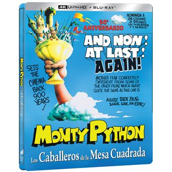 Monty Python  y los caballeros de la mesa cuadrada - Steelbook UHD + Blu-ray