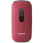 Teléfono móvil con tapa Panasonic KX-TU446EXR Rojo