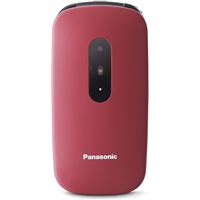 Teléfono móvil con tapa Panasonic KX-TU446EXR Rojo