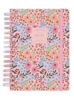 Agenda Curso Finocam Moniquilla Sep 2026 - Ago 2027 E10 - 155x212 Mm 1 Día Página Rosa Catalán