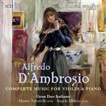 D'ambrosio: Complete Music for Violin & Piano - 3 CDs