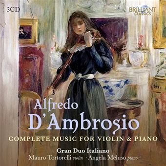 D'ambrosio: Complete Music for Violin & Piano - 3 CDs