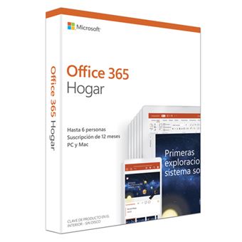 Microsoft Office 365 Hogar 6 usuarios