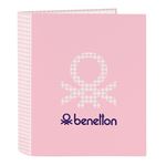 Carpeta Safta Tamaño Folio 4 Anillas 40mm Lomo Ancho Benetton Vichy