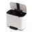 Cubo de basura Brabantia Bo Pedal 11 + 23 L Blanco_4