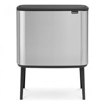 Cubo de basura Brabantia BO Touch Bin 11 + 23 L Acero inoxidable