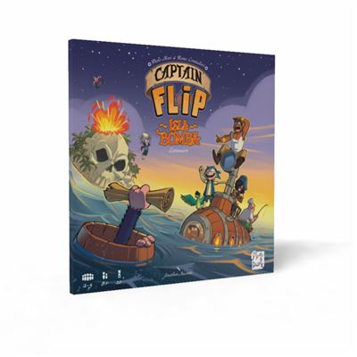 Juego de mesa captain flip isla bomba expansión