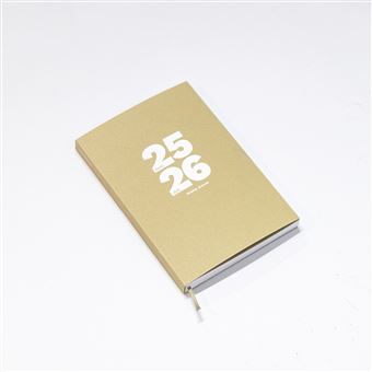 Agenda Académica Octagon Design A5 Semana a la vista  agosto 202 -  julio 2026 - 1