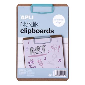 Portapapeles Apli A5 Nordik azul - 1