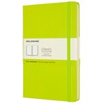 Cuaderno Moleskine Classic Large Lisa Tapa Dura Verde Limón
