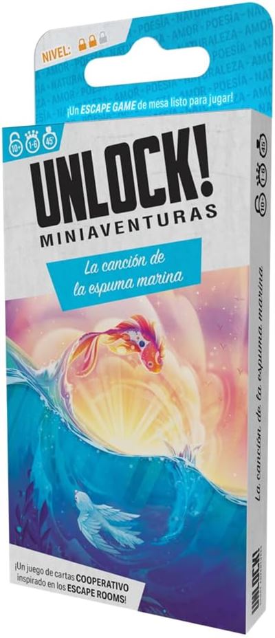 Juego de mesa unlock! mini la canción de la espuma marina