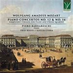 Mozart: Piano Concertos No. 12 & No. 14. Composer's Version For Piano And Strin Quartet - CD