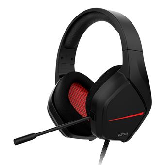 Auriculares con micrófono Gaming Krom Kopa Move Negro 