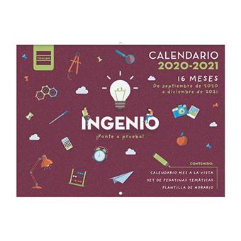 Calendaio Finocam 2020/21 Ingenio español - 1