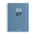 Agenda Escolar Miquelrius Plus Semana Vista Catalán College Azul 2026-27