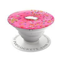 Soporte adhesivo PopSockets Pink Donut para smartphone