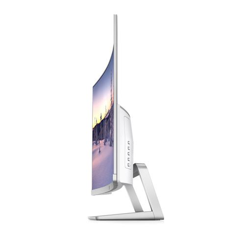 Monitor curvo HP Z4N74AA 27'' FHD Plata/Blanco - Monitor LED - Comprar en  Fnac