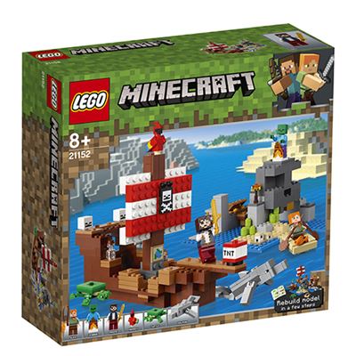 LEGO Minecraft 21152 La Aventura del Barco Pirata