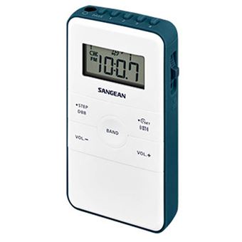 Radio Sangean Pocket 140 Blanco/Azul