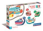 Clementoni my first puzzle 3-6-9-12 animal
