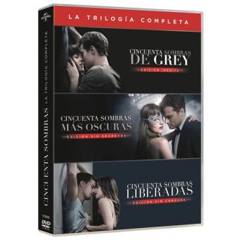 Trilogía Cincuenta sombras de Grey - DVD