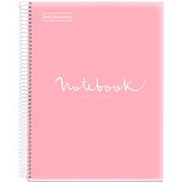 Cuaderno A4 microperforado Miquelrius Emotions cuadrícula 5x5 mm rosa