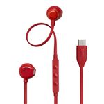 Auriculares JBL Tune 305C USB-C Rojo
