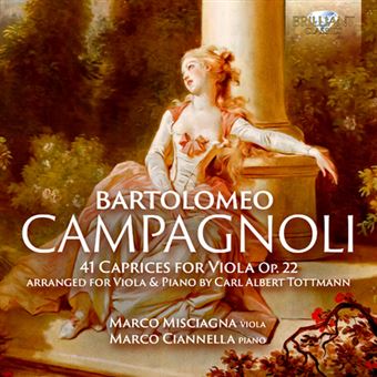 Campagnoli: 41 Caprices for Viola Op.22 - 2 CDs