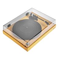 Roberts Radio Stylus configuración simple reproductor de discos vinilo alta fidelidad preamplificador conmutable roble claro tocadiscos nogal