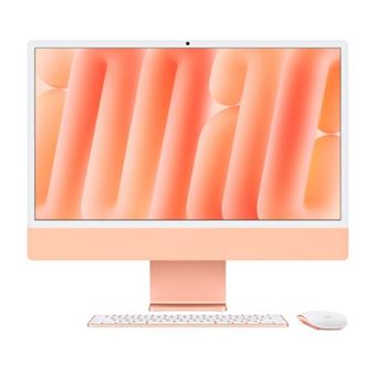 iMac con Pantalla Retina 24'' 4,5K M4 CPU 8, GPU 8, 16GB RAM, 256GB SSD Naranja - 1