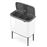 Cubo de basura Brabantia BO Touch Bin 3 x 11 L Blanco_2