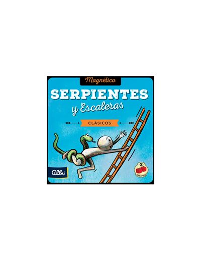 Juego de mesa serpientes y escaleras magnético