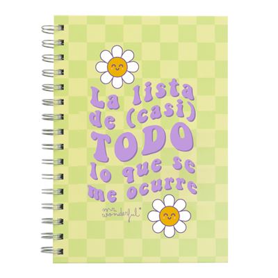 Mr. Wonderful Libreta la lista de casi todo lo que se me ocurre a5