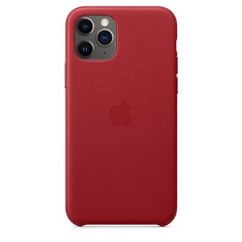 Funda de piel Apple (PRODUCT)RED para iPhone 11 Pro Max