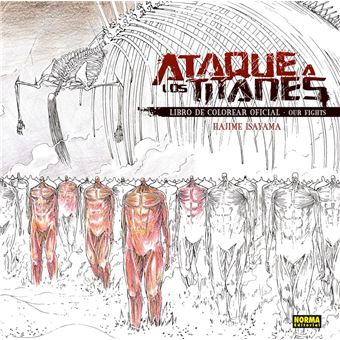 Ataque A Los Titanes. Libro De Colorear Oficial 01