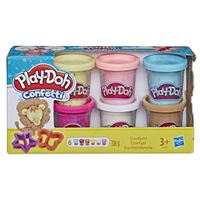 Pack Play-Doh confetti 6 botes