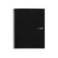 Cuaderno Miquel Rius A5 negro cuadriculado