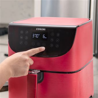 Freidora de aire sin aceite Cosori Premium Chef Edition 1700W 5,5L Roja -  Comprar en Fnac