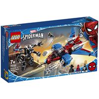 LEGO Super Heroes Marvel 76150 Jet Arácnido vs. Armadura Robótica de Venom