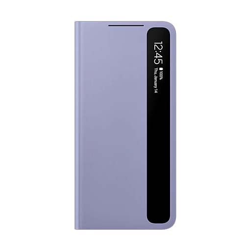 Samsung Negro/Violeta Funda Smart Clear View Para Galaxy S21+ 5Gfunda Smart Clear View Para Galaxy S21+ 5G