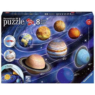 Puzzle 3D El sistema planetario